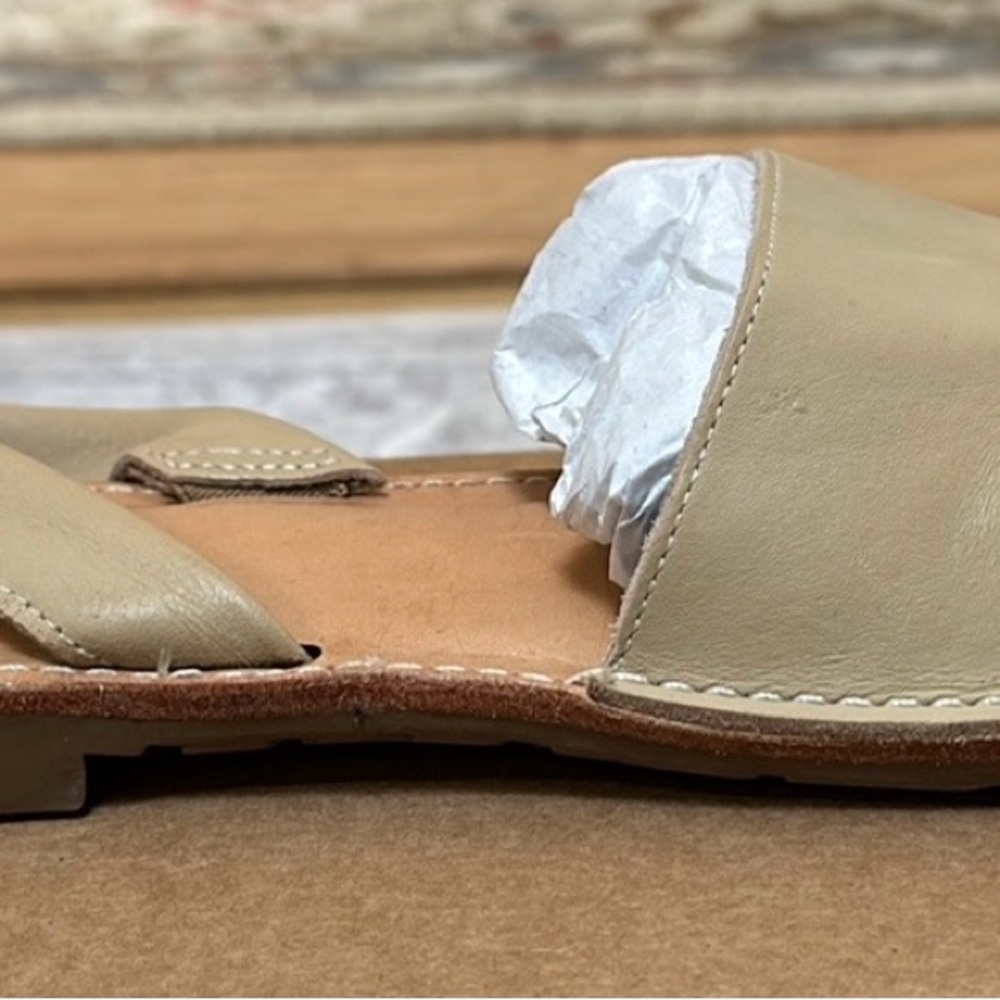 Pure Jill tan leather flats